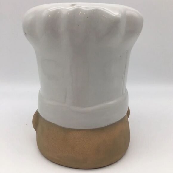 Vintage Le Chef Stoneware utensil holder, vase, pottery planter Takahashi Japan - Picture 2 of 4